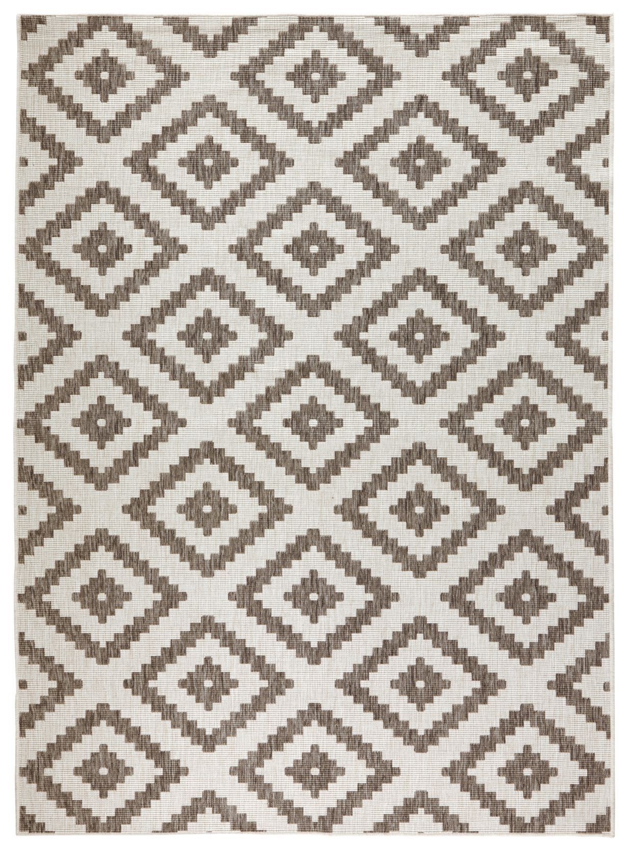 NORTHRUGS - Hanse Home koberce Kusový koberec Twin-Wendeteppiche 103133 braun creme - 80x350 cm