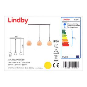 Lindby - Luster na lanku SOFIAN 3xE27/60W/230V