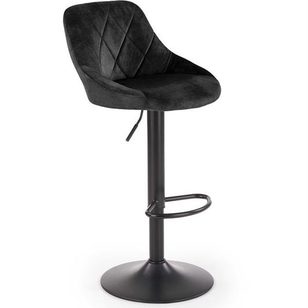 Halmar H101 barová stolička čierna