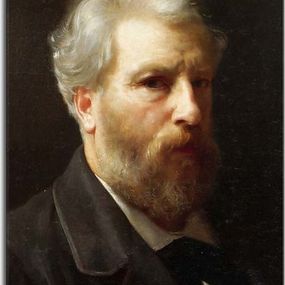 William-Adolphe Bouguereau - Autoportrait presente a M. Sage zs17327 - obraz