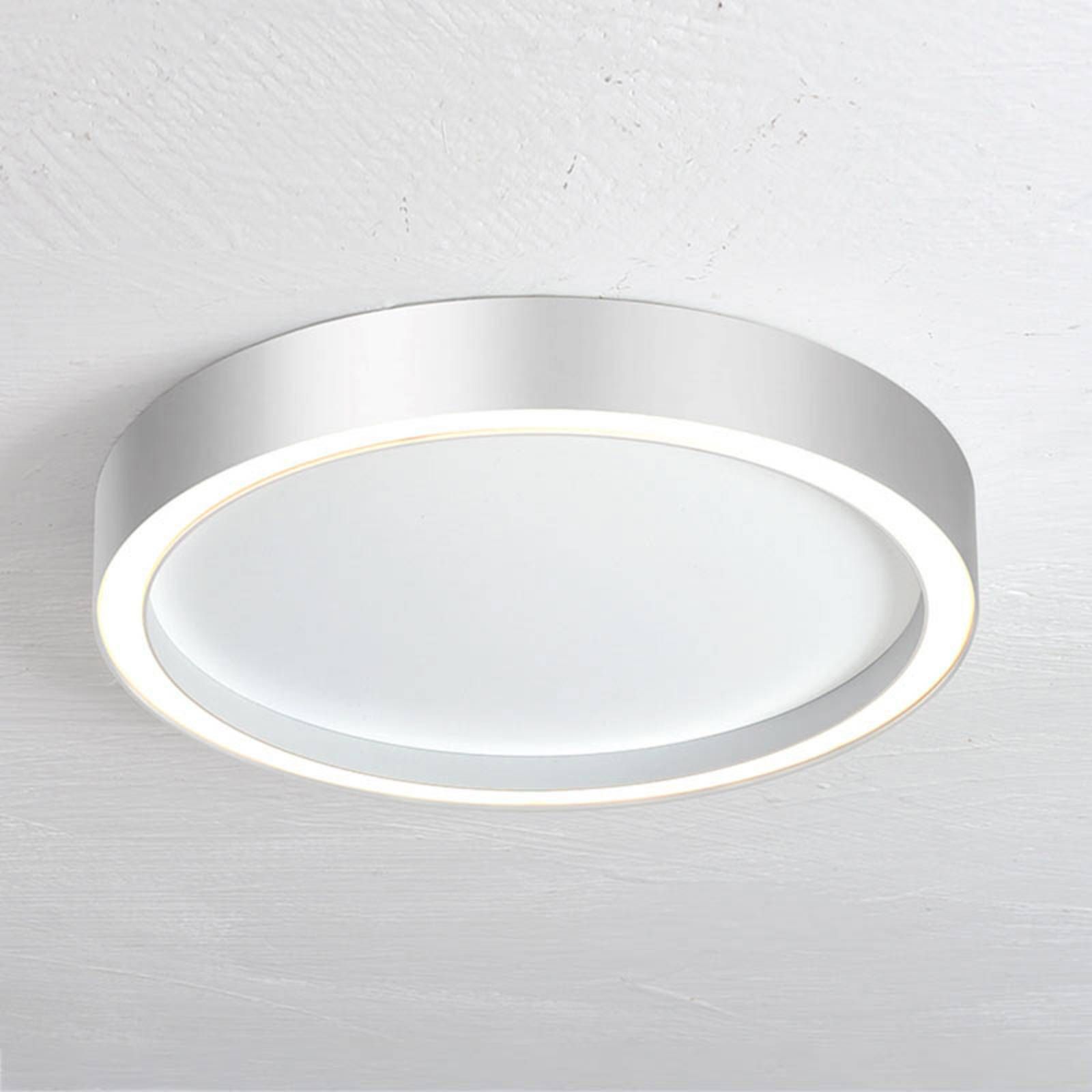 BOPP Bopp Aura stropné LED svietidlo Ø55cm biele/hliník, Obývacia izba / jedáleň, hliník, 29W, K: 4cm