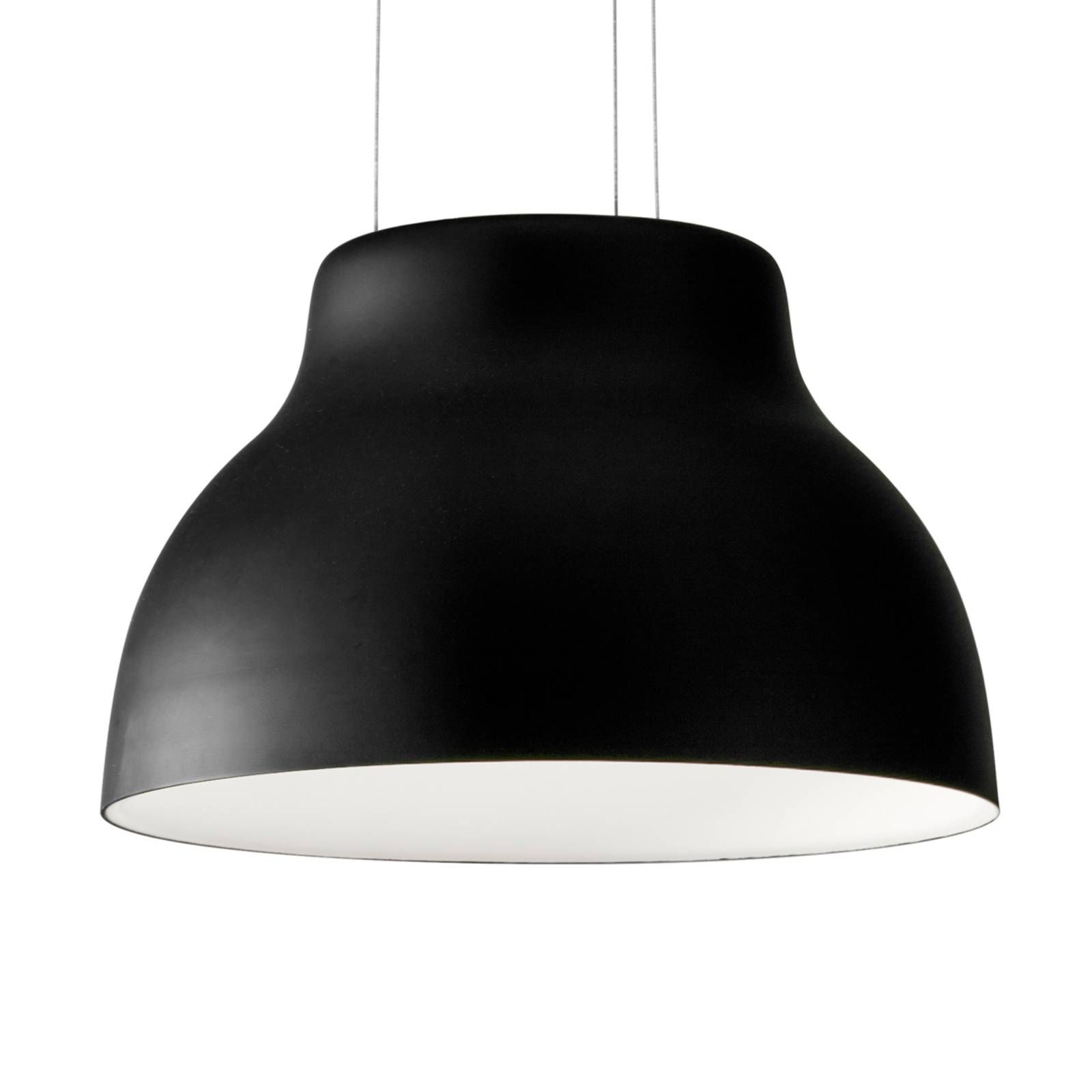 Martinelli Luce Cicala – závesné LED čierne, Obývacia izba / jedáleň, hliník, metakrylát, 15W, K: 27cm