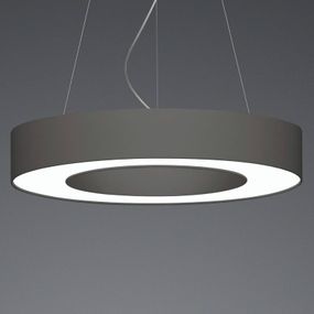 Hufnagel Závesné LED svietidlo Donut stmievateľné 34W taupe, Obývacia izba / jedáleň, oceľ, chinc, 34W