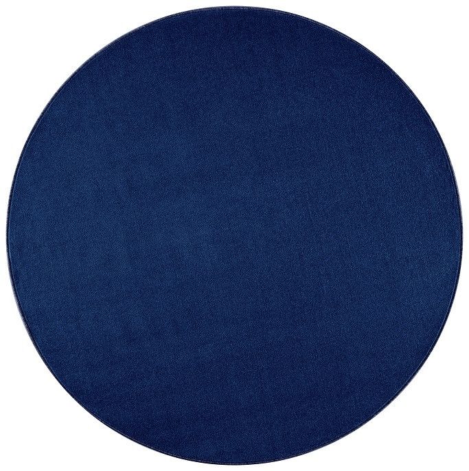 Hanse Home Collection koberce AKCIA: 133x133 (průměr) kruh cm Kusový koberec Nasty 104447 darkblue - 133x133 (priemer) kruh cm