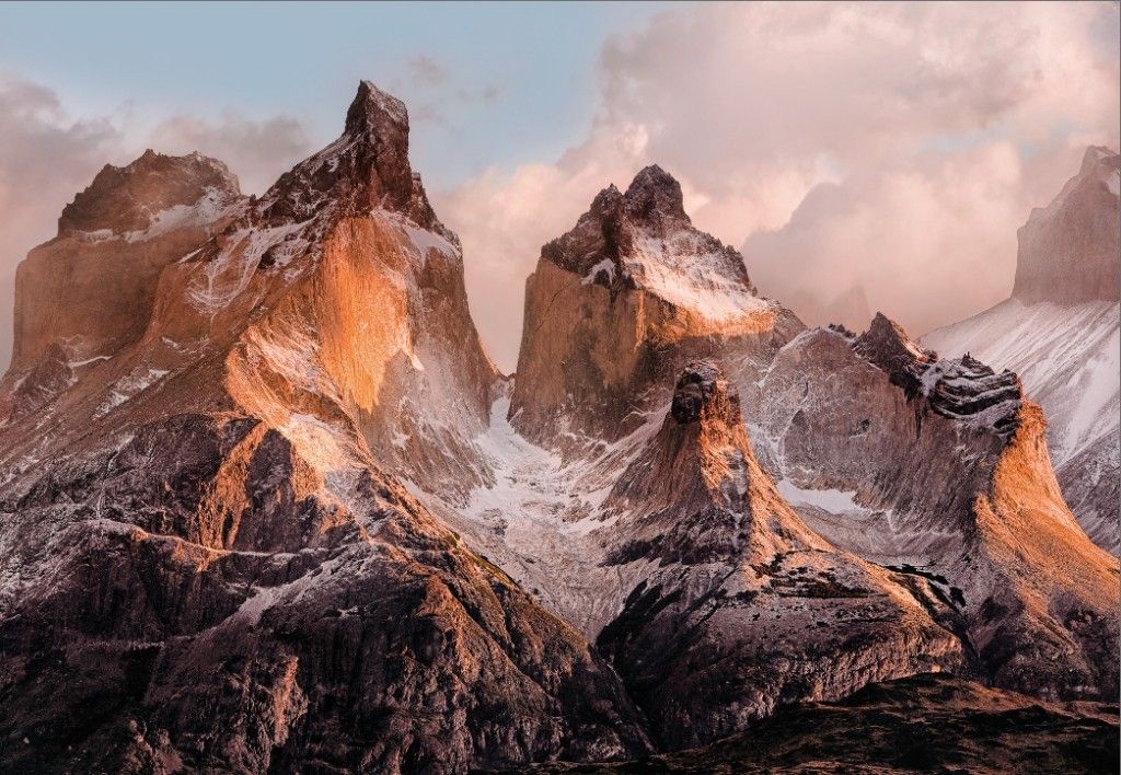 KOMR 035-4 Obrazová fototapety papierová Komar Torres del Paine, veľkosť 254 x 184 cm