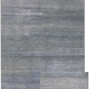 Diamond Carpets koberce Ručne viazaný kusový koberec Diamond DC-MCN Silver / light blue - 305x425 cm