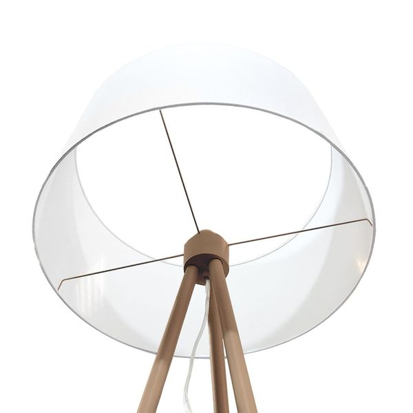 Stojací lampa ENNIE béžová 154 cm