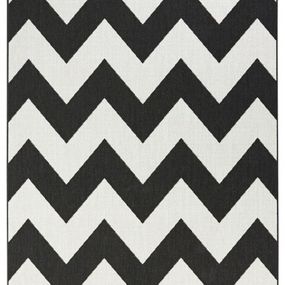 Hanse Home Collection koberce Kusový koberec Meadow 102738 schwarz / creme – na von aj na doma - 160x230 cm