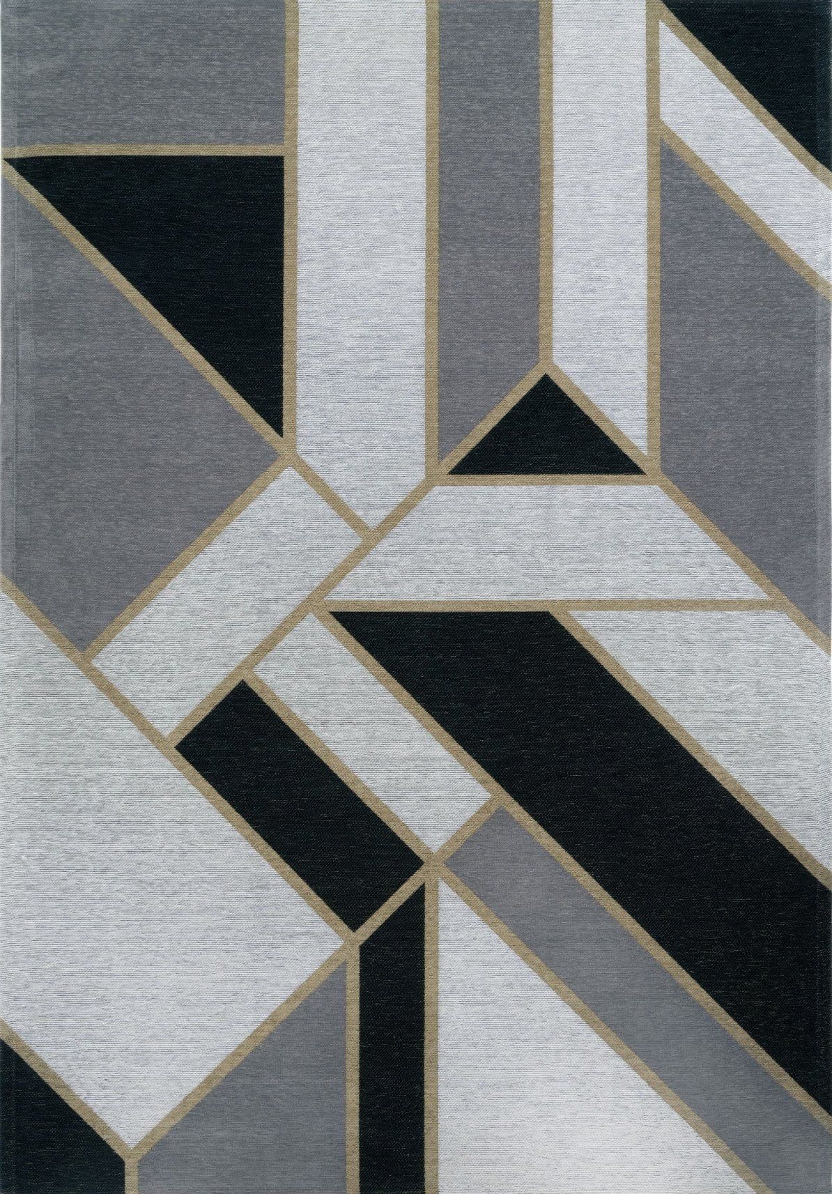 CARPET DECOR - Koberec GATSBY, čierny