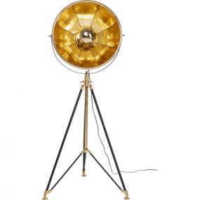 KARE Design Stojací lampa Cinema - zlatá, 190cm