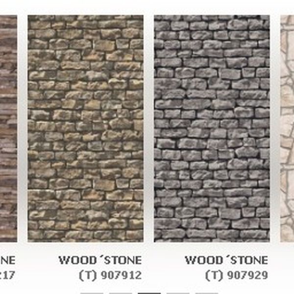 907929 Moderná tapeta Wood'n Stone 9079-29 imitácia kamenné múry 10,05 m x 53 cm