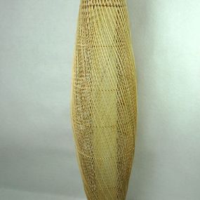 Stojacia lampa RATAN, natural, 150 cm, ručná práca