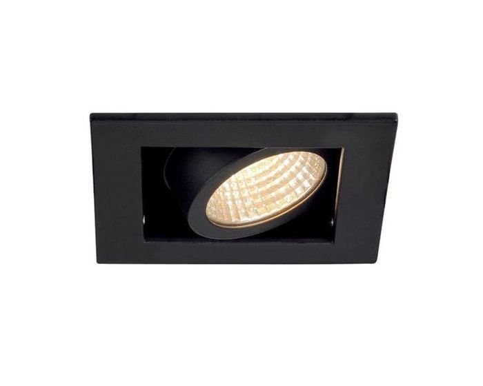 Zápustné - podhľadové svietidlo SLV KADUX LED I matná čierna  115700