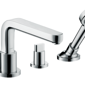 Hansgrohe Metris S - Štvorotvorová batéria na okraj vane s výtokom 220 mm, chróm 31447000