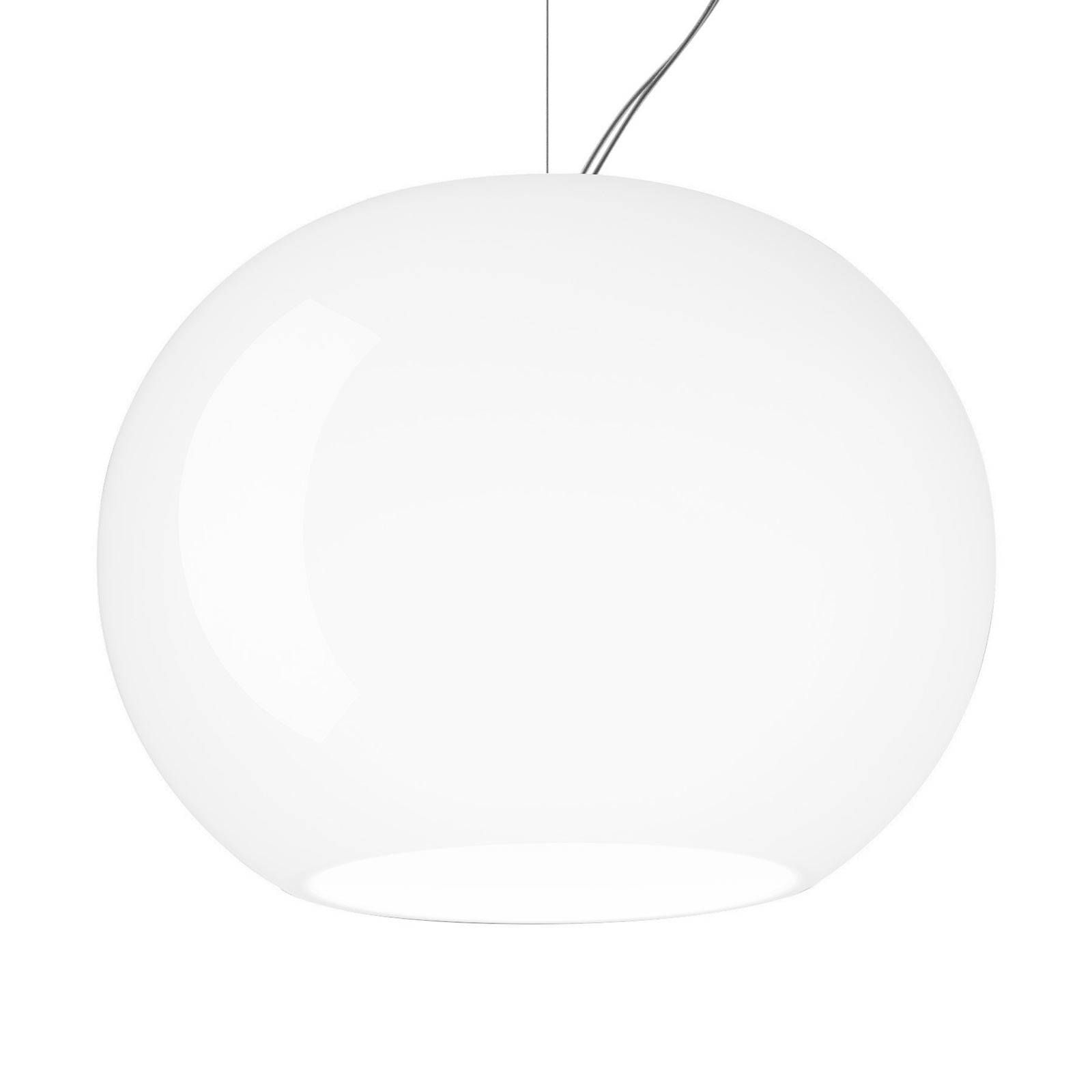 Foscarini Buds 3 závesné LED svietidlo, E27 biela, Kuchyňa, ručne fúkané sklo, E27, 21W, K: 23cm