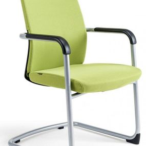 OFFICE PRO bestuhl -  OFFICE PRO bestuhl Konferenčná rokovacia stolička JCON BLACK zelená
