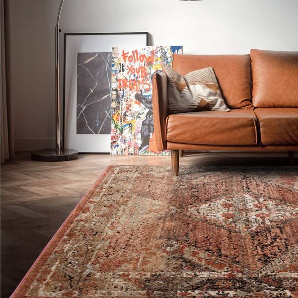 Červeno-hnedý koberec 290x195 cm Zola - Asiatic Carpets