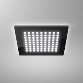 LTS LED downlight Domino Flat Square, 21 x 21 cm, 18 W, Pracovňa / Kancelária, akryl, 18W, P: 21 cm, L: 21 cm