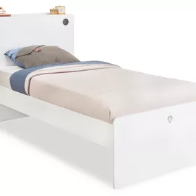ČILEK - Študentská posteľ WHITE 120x200 cm vrátane matraca