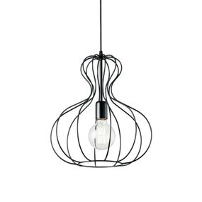 Závěsné svítidlo Ideal Lux SP1 Ampolla-1 SP1 148502 černé 35cm