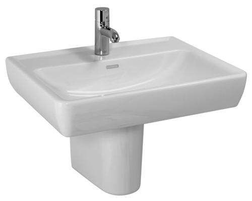 Laufen Pro - Umývadlo, 600 mm x 480 mm, bez otvoru na batériu, biela H8189520001091