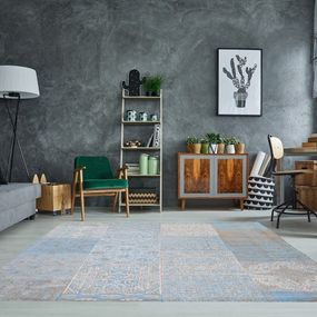 Estila Luxusný vintage koberec Levante II 240x160cm modrošedý