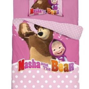 Detské obliečky Maša a Medveď