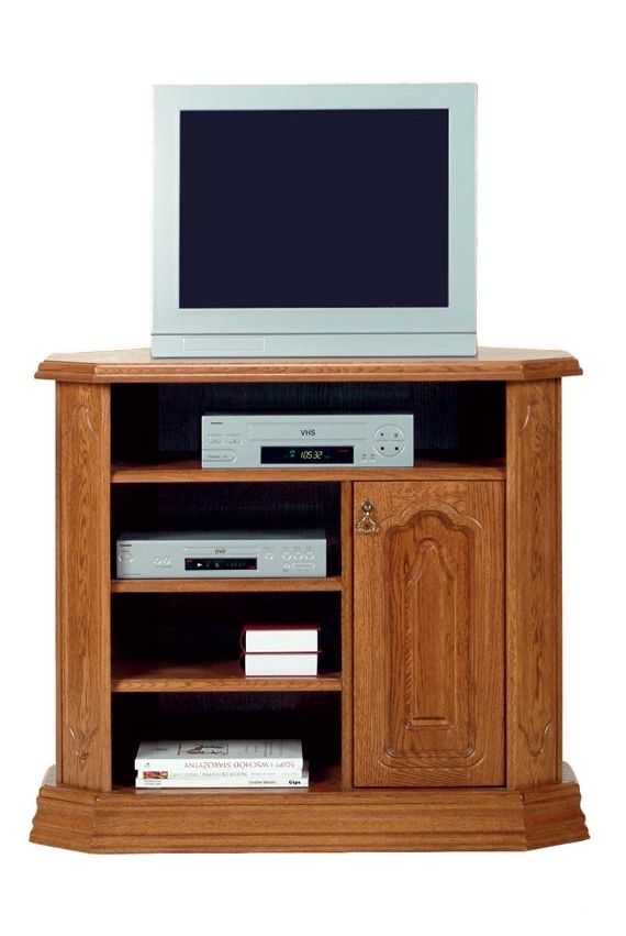 Rustikálny TV stolík Kinga A - drevo D3