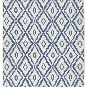 NORTHRUGS - Hanse Home koberce Kusový koberec Twin-Wendeteppiche 103137 blau creme - 120x170 cm