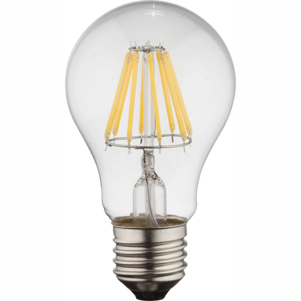 LED žiarovka Led bulb 10582C (nikel + priehľadná)