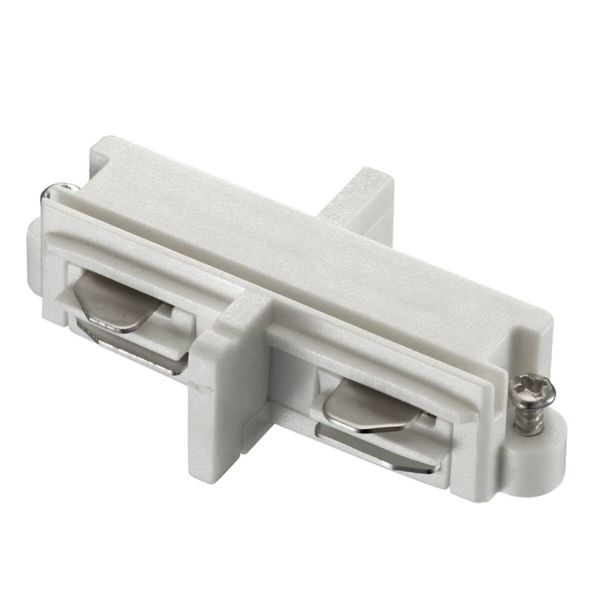 Nordlux Konektor pre prívodnú koľajnicu Link, biely, PVC, P: 6.5 cm, L: 3.5 cm, K: 1.8cm