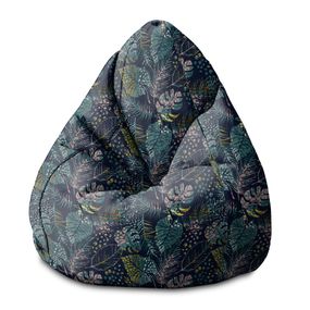 Sedací vak  Pearshape Animal Textures Plants-S-Velvet