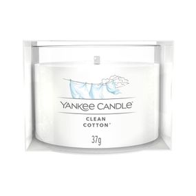 Yankee Candle Votívna sviečka v skle Yankee Candle - Clean Cotton