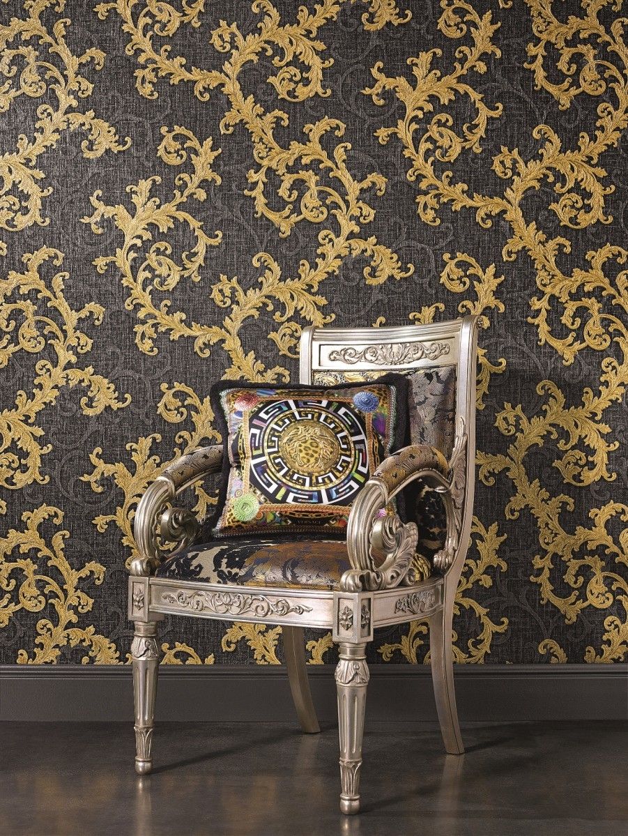 KT6-13269 Luxusná umývateľná vliesová tapeta na stenu Versace 2, veľkosť 10,05 mx 70 cm