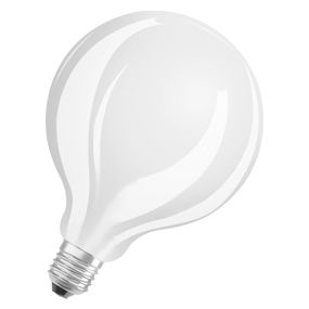 OSRAM LED žiarovka globe E27 G125 17W 2 700 K opál, E27, 17W, Energialuokka: D, P: 17.3 cm