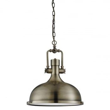 Retro a vintage svietidlo SearchLight Industrial Pendant 1322AB