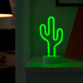 Konstsmide Season Dekoračné LED svietidlo Kaktus, na batérie, plast, 0.06W, P: 13 cm, L: 10 cm, K: 25.5cm