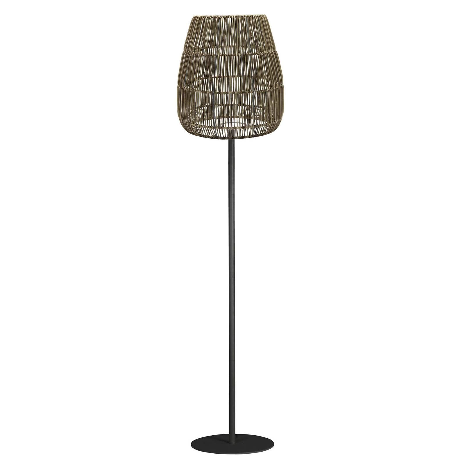 PR Home Agnar stojaca lampa z kovu, sivá, kov, plast, E27, 40W, K: 154cm