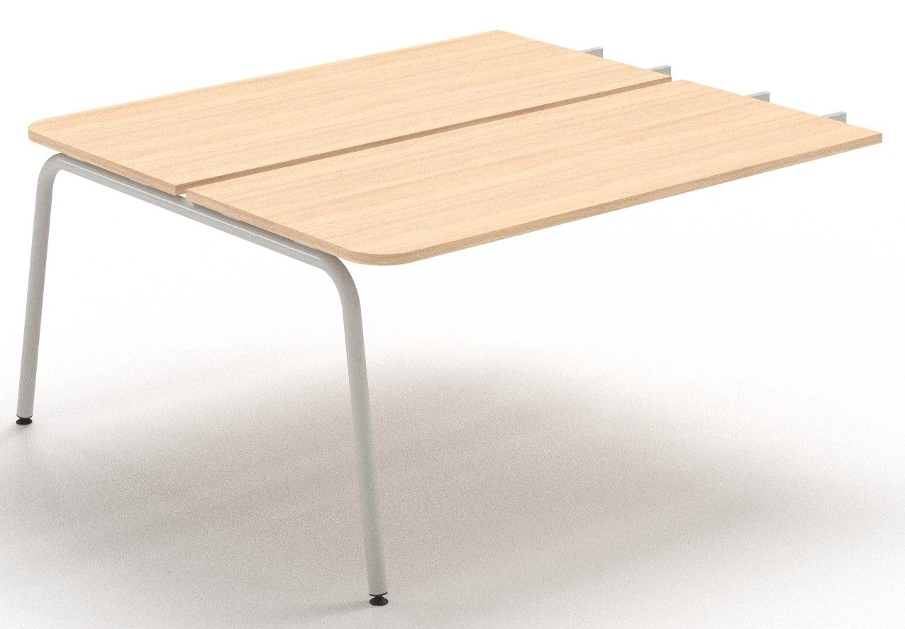 NARBUTAS - Dvojmiestny prídavný stôl ku skrini ROUND 120x164 cm - zaoblené hrany