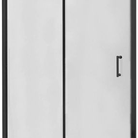 MEXEN - APIA posuvné dvere 90x190 cm 5mm čierne, transparent 845-090-000-70-00