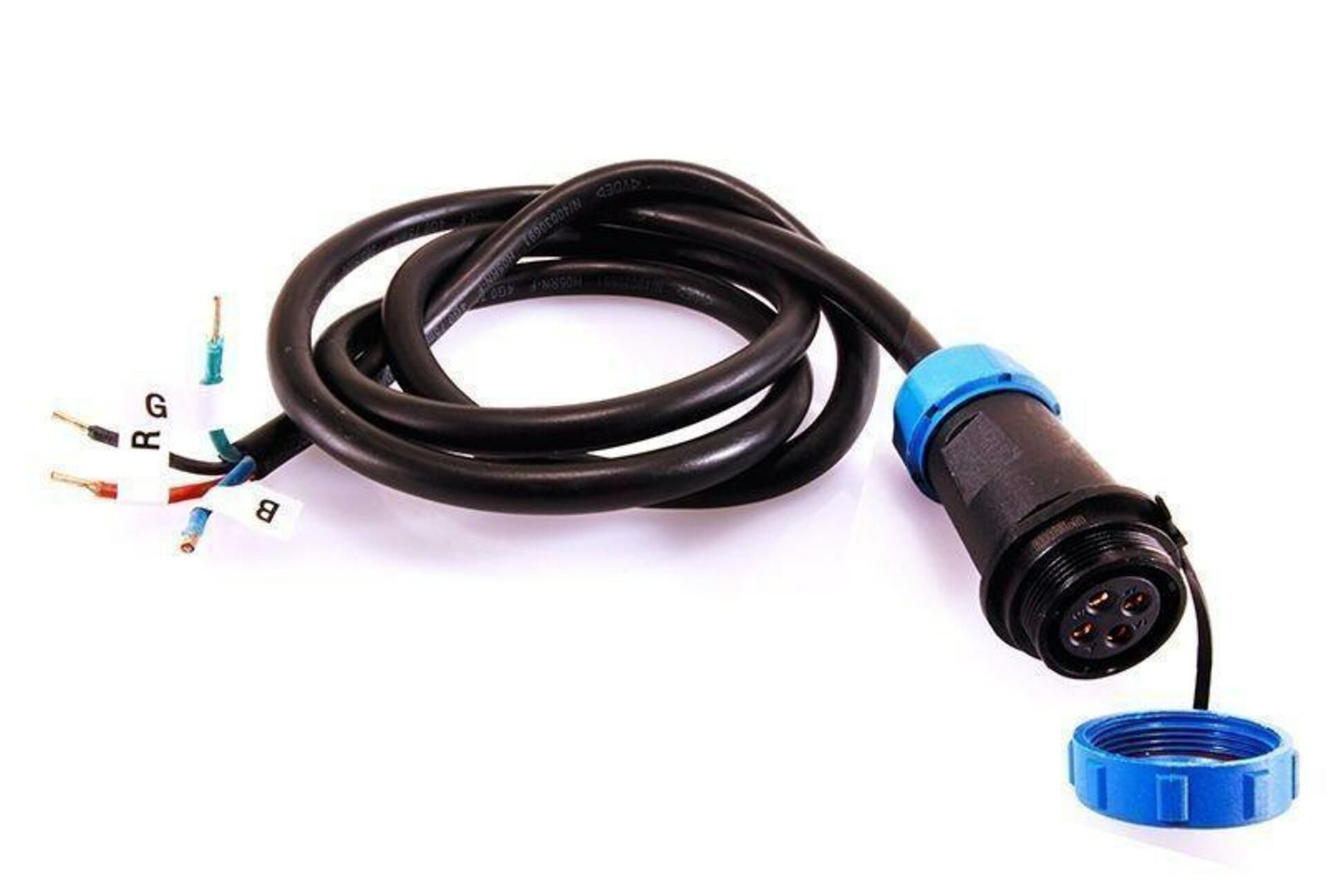 Light Impressions Deko-Light Weipu HQ 12/24/48V přívodní kabel 4-pólový kabelový systém1000 mm 940033