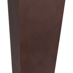 Plust - Dizajnový kvetináč KIAM, 35 x 35 cm - hnedý