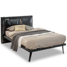 ČILEK - Študentská posteľ 120x200 cm DARK METAL