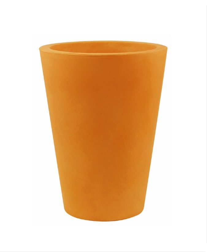 VONDOM - Kvetináč CONO ALTO Simple 50x65 - oranžový