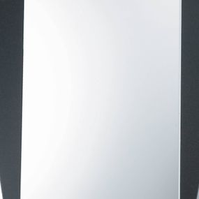 Searchlight Moderné zrkadlové nástenné svietidlo Lewis, čierne, Chodba, sklo, E14, 40W, L: 25 cm, K: 26cm