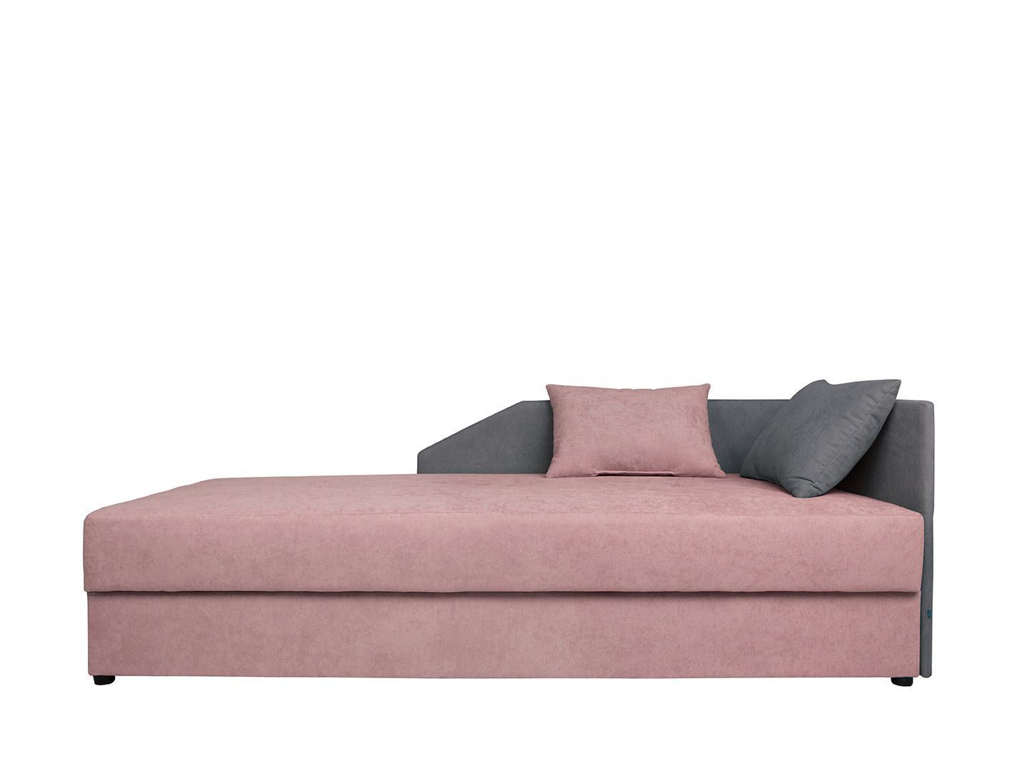 Jednolôžková posteľ (váľanda) 90 cm BRW Kelo LBKMU (ružová) (P)
