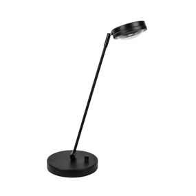 MEGATRON Megatron Ottica stolová LED lampa stmievač, čierna, Pracovňa / Kancelária, kov, plast, GX53, 7W, P: 18 cm, L: 21.5 cm, K: 47.7cm