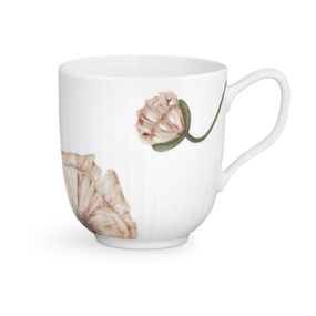 Biely porcelánový hrnček Kähler Design Hammershøi Poppy, 330 ml