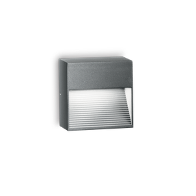 Exteriérové nástenné svietidlo Ideal lux 122045 DOWN AP1 ANTRACITE 1xG9 28W IP44