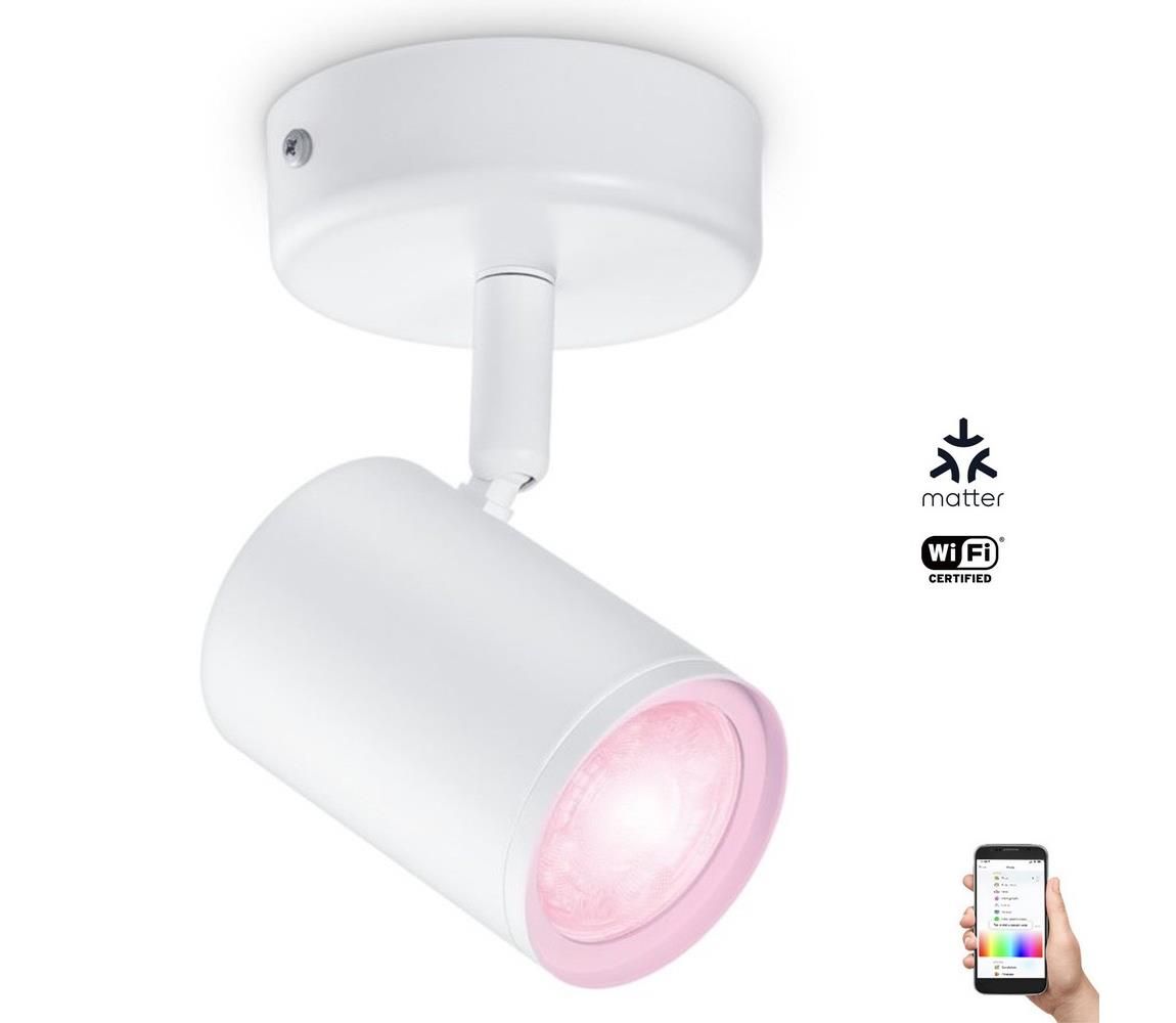 WiZ - LED RGBW Stmievateľné bodové svietidlo IMAGEO 1xGU10/4,9W/230V Wi-Fi